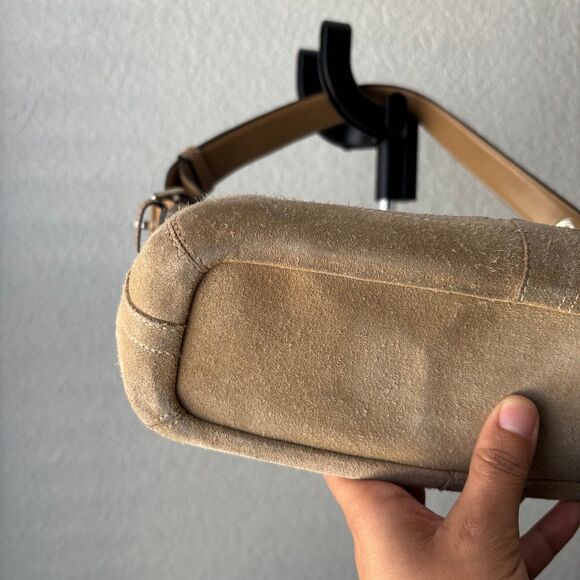 Vintage Coach Canvas Shoulder Bag Y2K - Picture 4 of 10